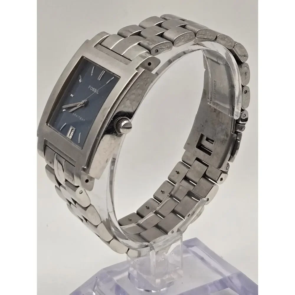 Fossil Arkitekt Watch FS-2795 Stainless Steel Square Face